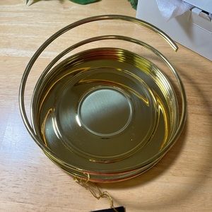 Retired PartyLite Spiral 3-wick candle holder.